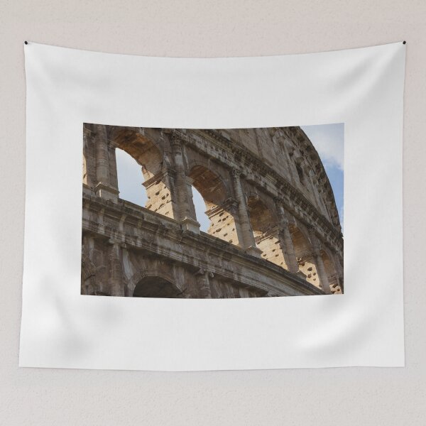 Item preview, Ancient Colosseum In Rome Showing Detailed Stone Arches And Historic Roman Architecture In Sunlight designed and sold by Nmallia.