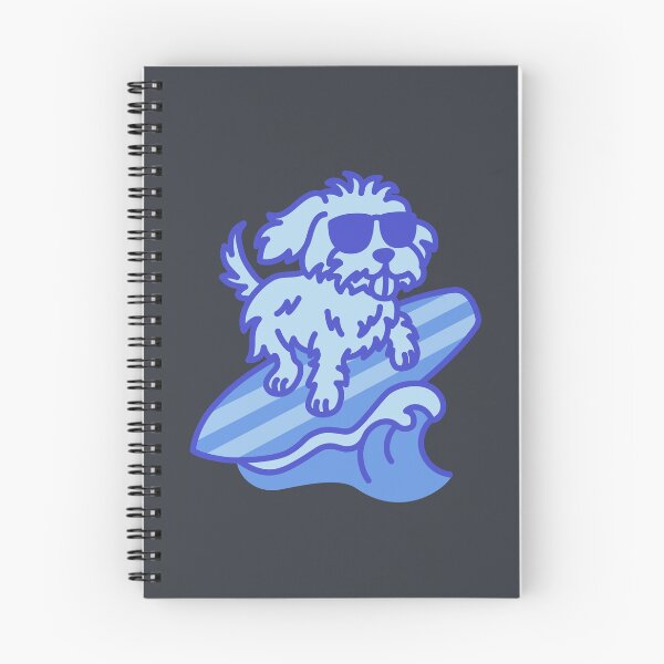 Item preview, Surfing Dog Cartoon Mascot For Summer Beach Lovers designed and sold by roarsomethings.