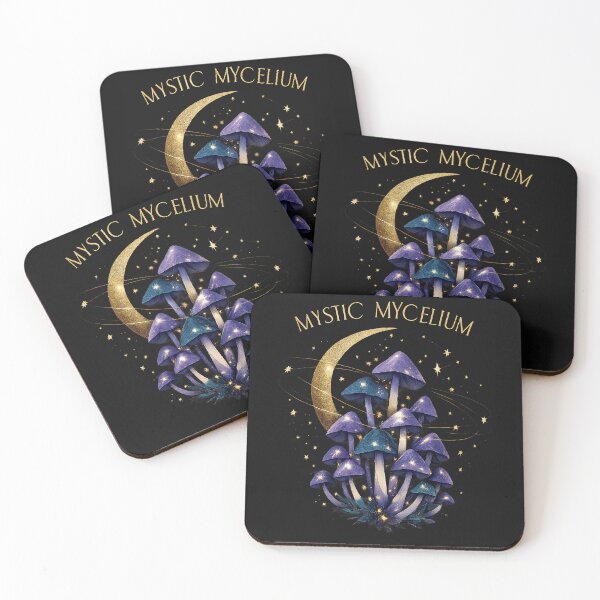 Item preview, Celestial Mushroom Moon Phase Mystic Mycelium Aesthetic designed and sold by EXATEES  ⭐⭐⭐⭐⭐.
