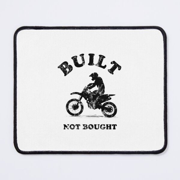 Item preview, Distressed Built Not Bought Vintage Dirt Bike Motorcycle Rider Sticker designed and sold by sam0471.