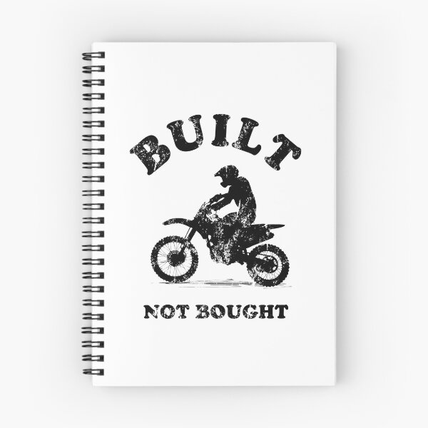 Item preview, Distressed Built Not Bought Vintage Dirt Bike Motorcycle Rider Sticker designed and sold by sam0471.