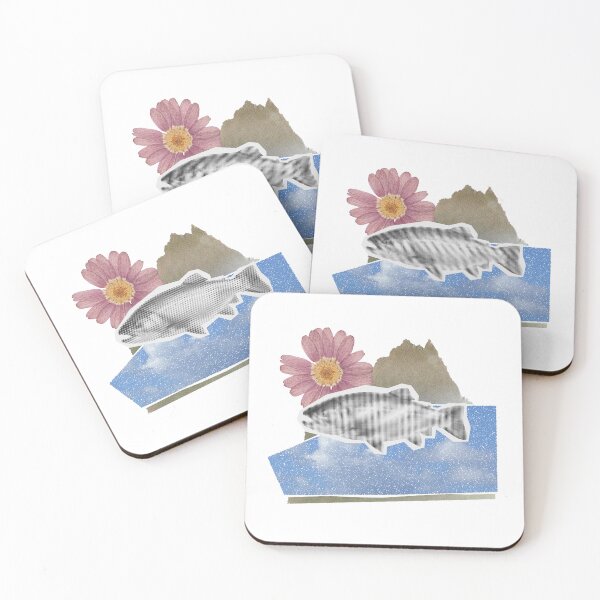 Item preview, Newspaper Fish Botanical Collage designed and sold by T-Shawty.