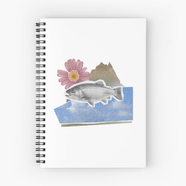 Item preview, Newspaper Fish Botanical Collage designed and sold by T-Shawty.