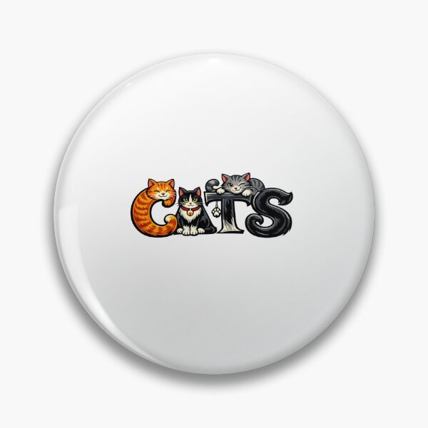 Item preview, Cute Cats Typography Cartoon T-Shirt Design designed and sold by AchraffPrint.
