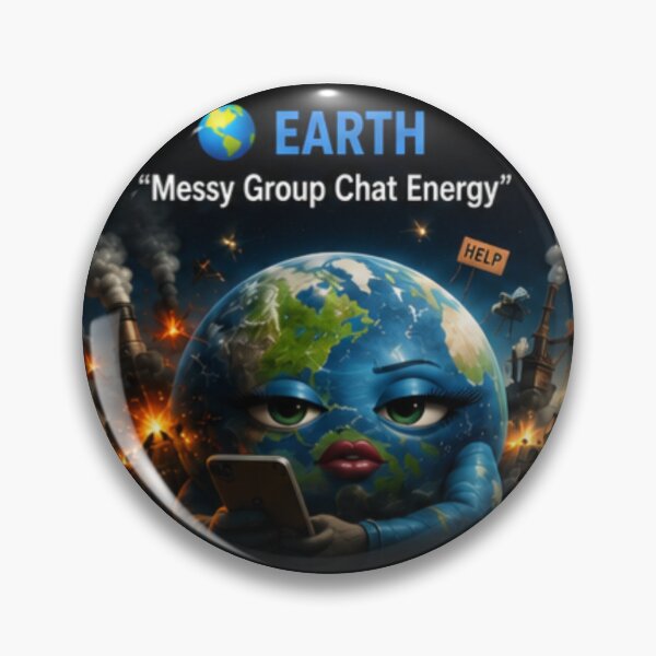 Item preview, EARTH- MESSY GROUP CHAT ENERGY.. designed and sold by PLANET GOSSIP.