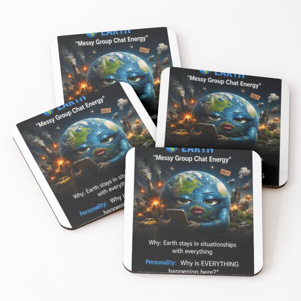 Item preview, EARTH- MESSY GROUP CHAT ENERGY.. designed and sold by PLANET GOSSIP.