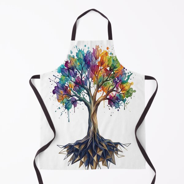 Item preview, Cosmic Tree of Life - Psychedelic Watercolor & Sacred Geometry Art designed and sold by moses10.