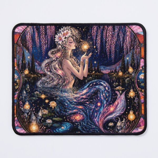 Item preview, The Celestial Mermaid - Guardian of the Cosmic Star designed and sold by Natalia-Vlad.