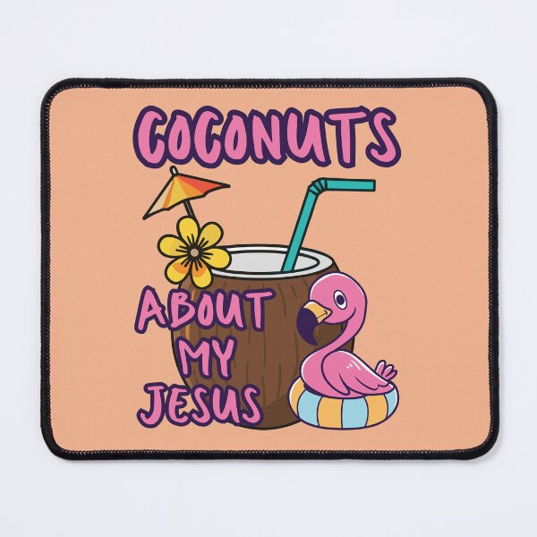 Item preview, Coconuts About Jesus Love Co Co Nuts Tropical Drink Flamingo Beach Summer designed and sold by Forevermore.