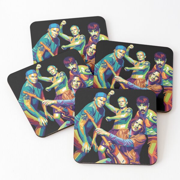 Item preview, Red Hot Chili Peppers Pop Art designed and sold by fiverofthebox.