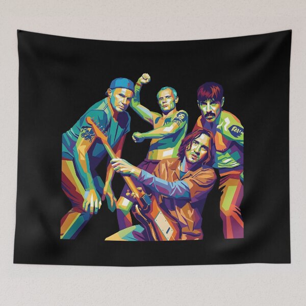 Item preview, Red Hot Chili Peppers Pop Art designed and sold by fiverofthebox.