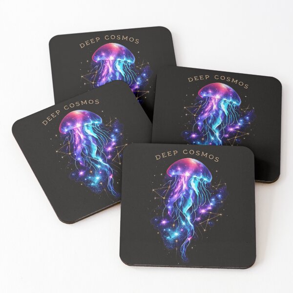 Item preview, Bioluminescent Cosmic Jellyfish Space Nebula Galaxy Art designed and sold by EXATEES  ⭐⭐⭐⭐⭐.