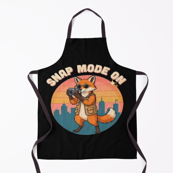 Item preview, Snap Mode On Fox Photographer Retro Sunset Graphic designed and sold by DailySparks.