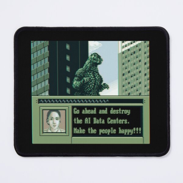 Item preview, DESTROY THE AI DATA CENTERS. MAKE THE PEOPLE HAPPY designed and sold by remerasnerdas.