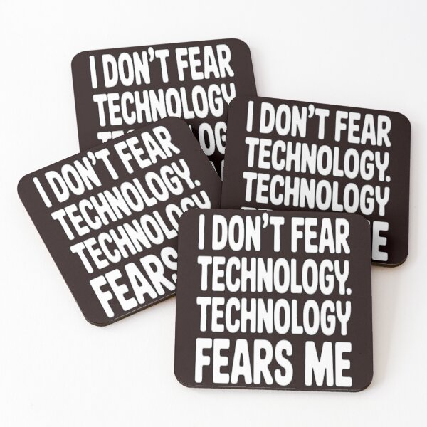 Item preview, Senior Citizen Humor I Don’t Fear Technology. Technology Fears Me designed and sold by fantasticdesign.