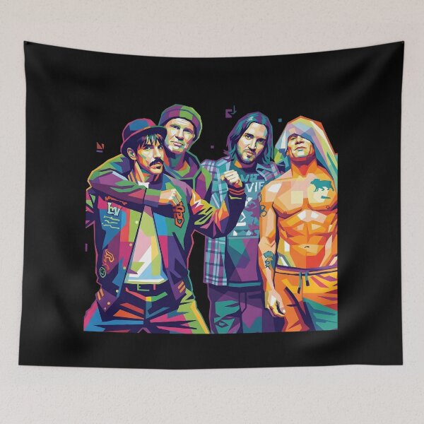 Item preview, Red Hot Chili Peppers Pop Art designed and sold by fiverofthebox.