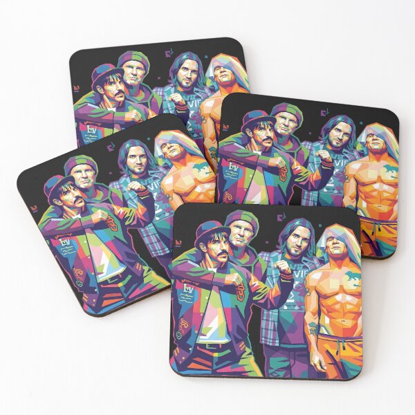 Item preview, Red Hot Chili Peppers Pop Art designed and sold by fiverofthebox.