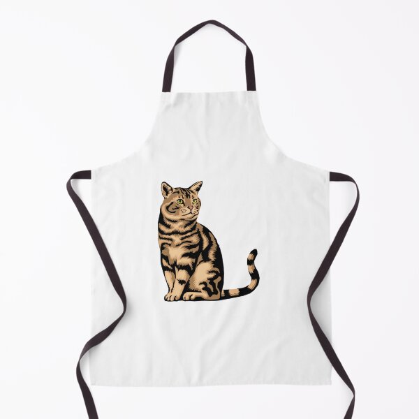 Item preview, Beautiful Tabby Cat Portrait Illustration designed and sold by DailyDoodlesBySumbul.