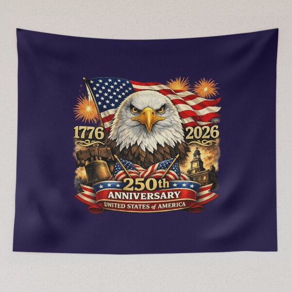 Item preview, USA 250th Anniversary Commemorative T-Shirt designed and sold by PRINTSCHARMINGM.