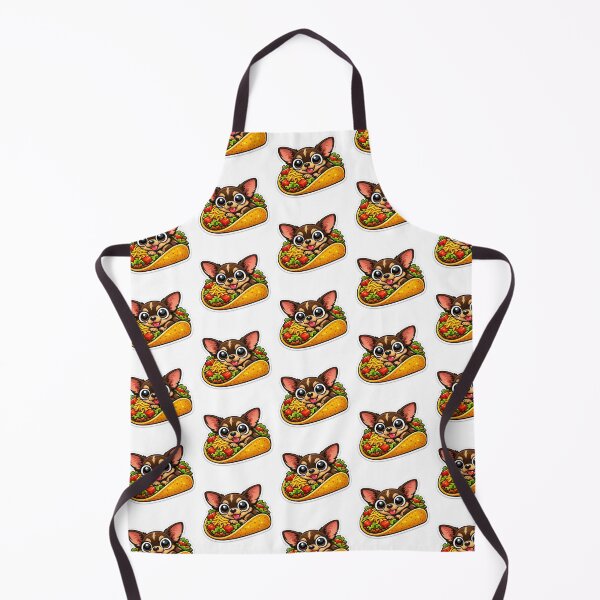 Item preview, Funny Cute Chihuahua Puppy Crunch Taco Shell Sticker designed and sold by yanejoy.
