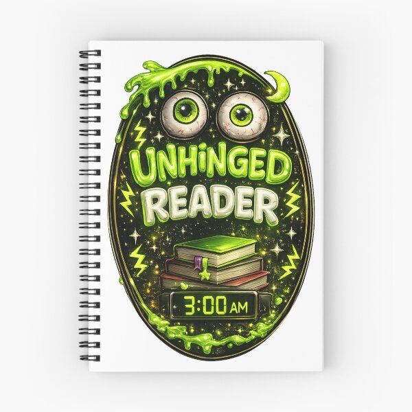 Item preview, Unhinged Reader | BookTok Funny Book Lover 3AM Reader Dark Romance Bookish Gift designed and sold by AllEyesOnUs.