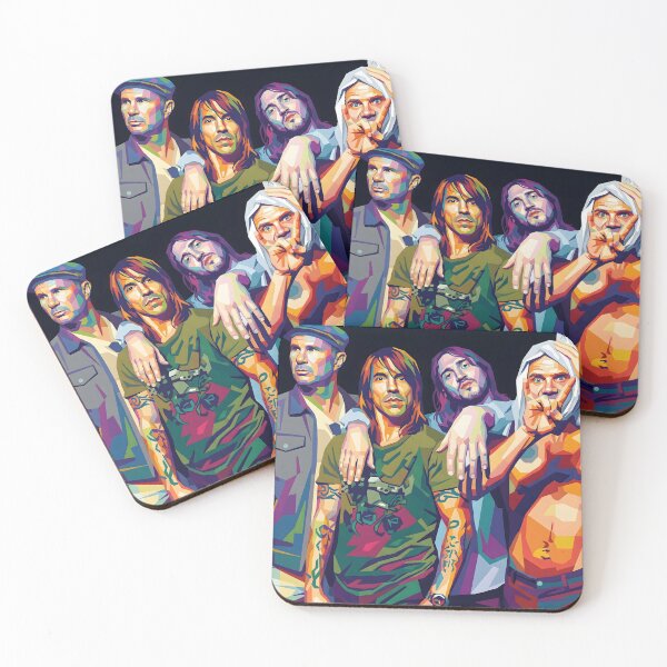 Item preview, Red Hot Chili Peppers Pop Art designed and sold by fiverofthebox.