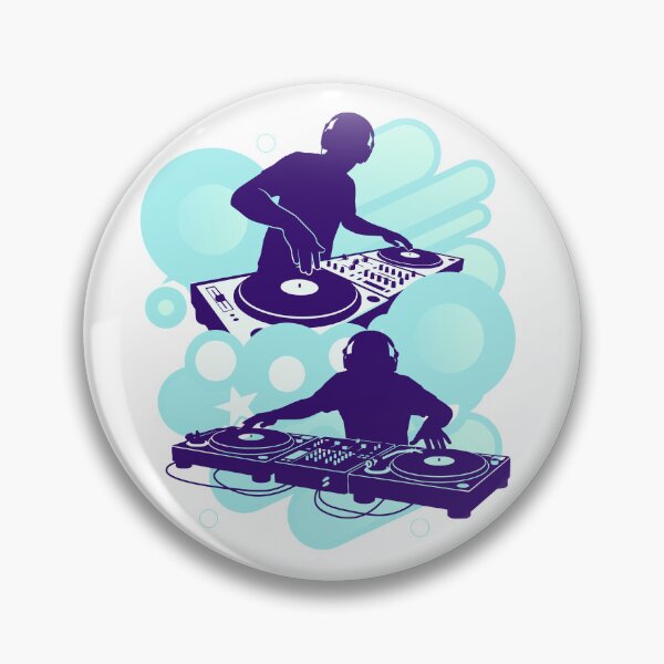 Item preview, Frutiger Metro silhouette DJ - Sky blue Speakers - 2000 nostalgiacore and webcore music vectors designed and sold by Pics'Elle Creations.
