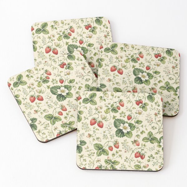 Item preview, Vintage Strawberry Botanical Phone Case for Girls | Cottagecore Strawberry Field Journal for Students | Strawberry Pattern Blanket for Mom | Farmhouse Berry Tote Bag for Teachers designed and sold by VivaFy.