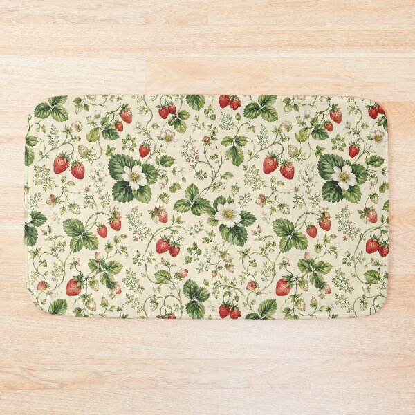 Item preview, Vintage Strawberry Botanical Phone Case for Girls | Cottagecore Strawberry Field Journal for Students | Strawberry Pattern Blanket for Mom | Farmhouse Berry Tote Bag for Teachers designed and sold by VivaFy.