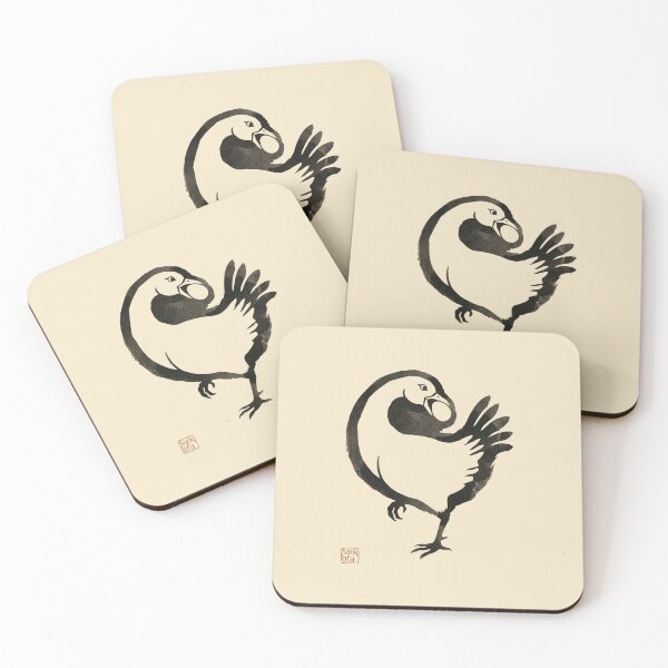 Item preview, Minimalist Sankofa Bird Art Print - Japanese Woodblock Style designed and sold by DuckOddity.