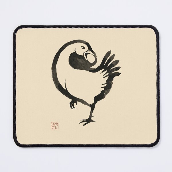 Item preview, Minimalist Sankofa Bird Art Print - Japanese Woodblock Style designed and sold by DuckOddity.