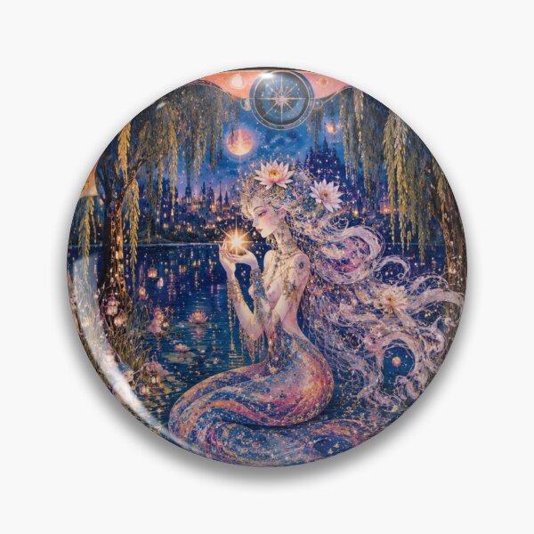 Item preview, The Celestial Mermaid - Guardian of the Cosmic Star designed and sold by Natalia-Vlad.