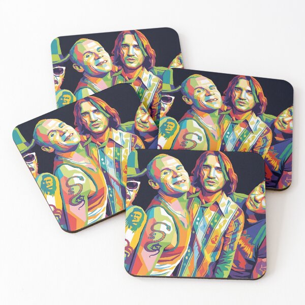 Item preview, Red Hot Chili Peppers Pop Art designed and sold by fiverofthebox.