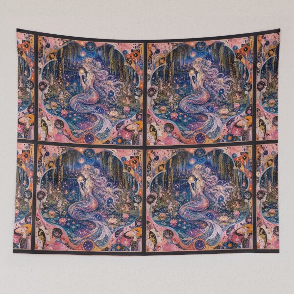 Item preview, The Celestial Mermaid - Guardian of the Cosmic Star designed and sold by Natalia-Vlad.