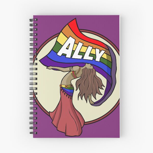 Item preview, Ally Pride Belly Dancer with Veil designed and sold by Kristi Branch Art & Design.