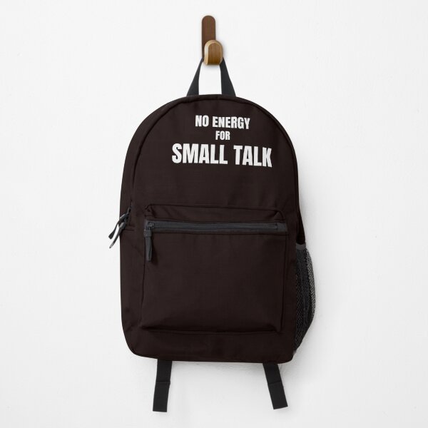 Item preview, No Energy For Small Talk – Introvert Humor Quote designed and sold by ArtPer-design.