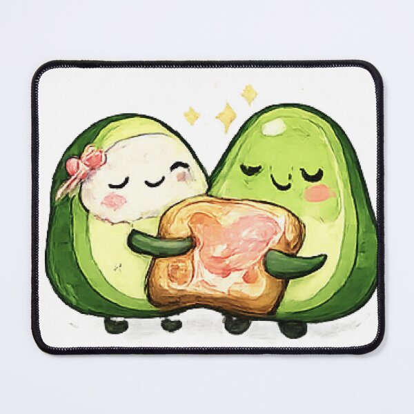 Item preview, Cute Avocado Toast Couple designed and sold by Northline Creative.