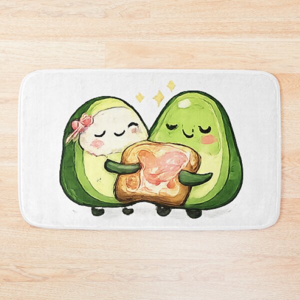 Item preview, Cute Avocado Toast Couple designed and sold by Northline Creative.