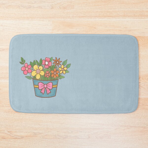 Item preview, Aesthetic Spring Floral Bouquet in Woven Basket Garden Flower Art⁠ designed and sold by Teenidesign .