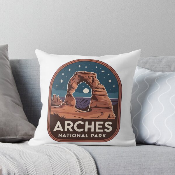 Artikelvorschau, Arches Nationalpark Vintage-Reiseabzeichen entworfen und verkauft von Teelogic.