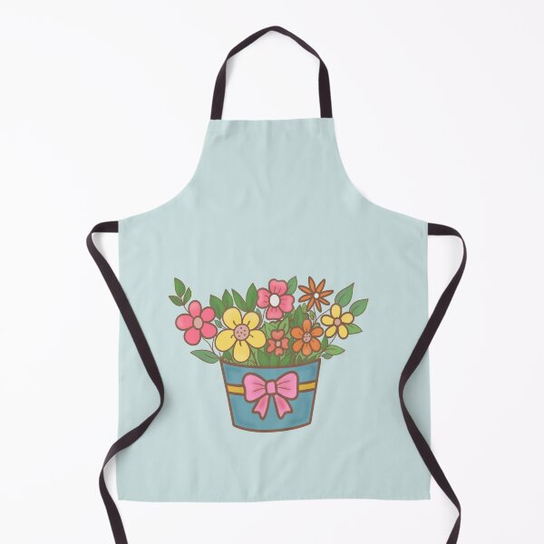 Item preview, Aesthetic Spring Floral Bouquet in Woven Basket Garden Flower Art designed and sold by Teenidesign .