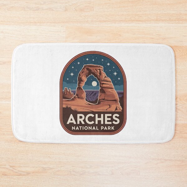 Item preview, Arches National Park Vintage Travel Badge designed and sold by Teelogic.