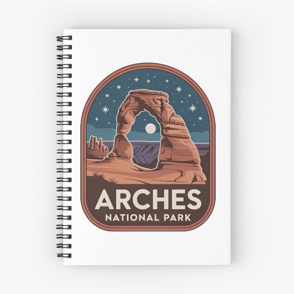 Item preview, Arches National Park Vintage Travel Badge designed and sold by Teelogic.