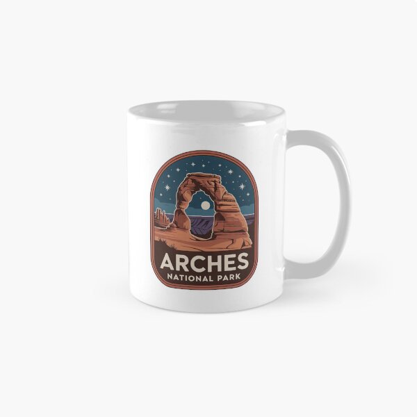 Item preview, Arches National Park Vintage Travel Badge designed and sold by Teelogic.