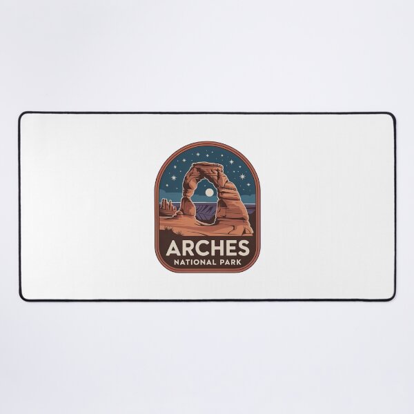 Item preview, Arches National Park Vintage Travel Badge designed and sold by Teelogic.