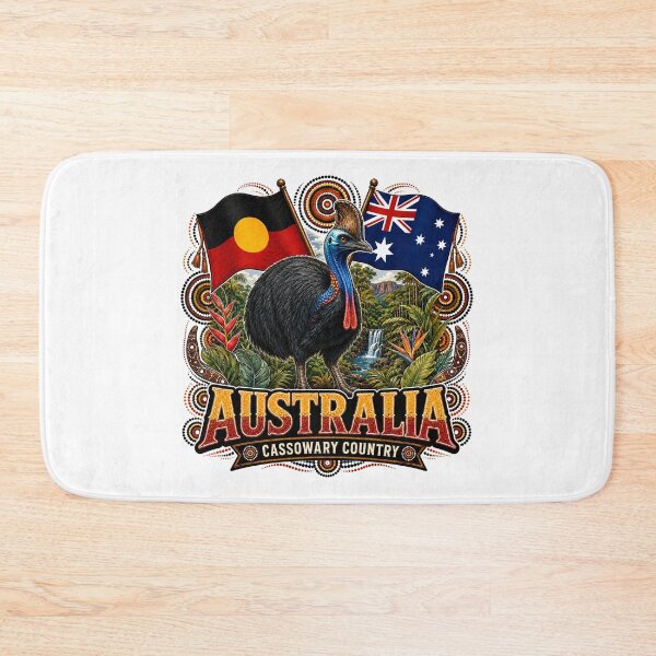 Item preview, Australia Together – Aboriginal-Inspired Map Design designed and sold by Holiday-Hunter.