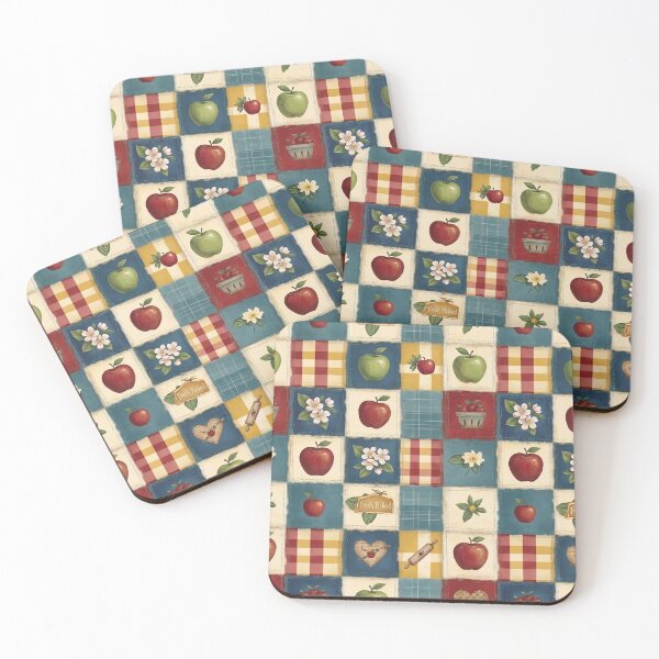 Item preview, Cottage core apple quilt pattern  designed and sold by Luv4tete.