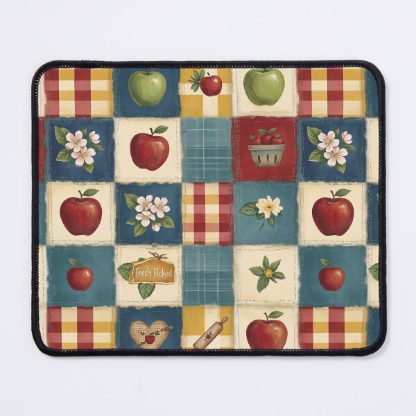 Item preview, Cottage core apple quilt pattern  designed and sold by Luv4tete.