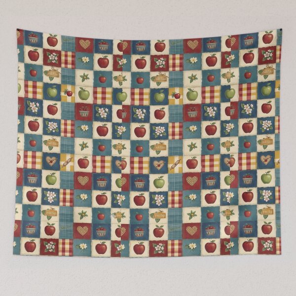 Item preview, Cottage core apple quilt pattern  designed and sold by Luv4tete.