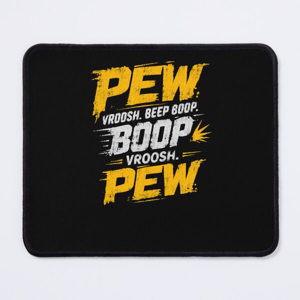 Item preview, Pew Vroosh Beep Boop Boop Vroosh Pew Sci-fi Robot Gaming Sound Effects designed and sold by HumansStuck12.